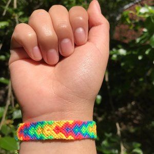 Neon Friendship Bracelet